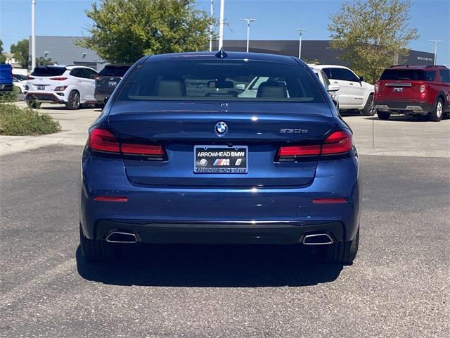 used 2022 BMW 530e car, priced at $29,563