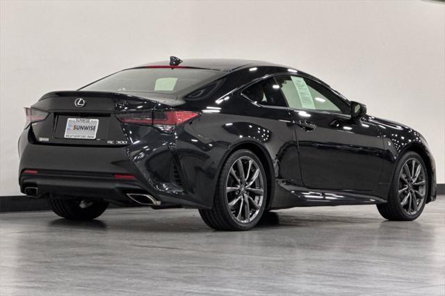 used 2019 Lexus RC 300 car, priced at $31,000