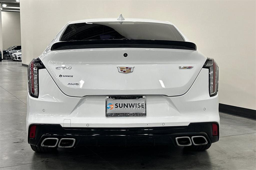 used 2022 Cadillac CT4-V car, priced at $35,500