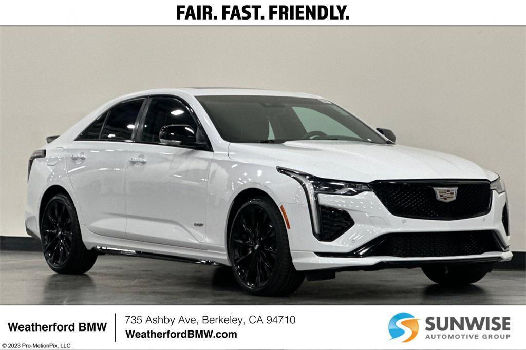 used 2022 Cadillac CT4-V car, priced at $35,500