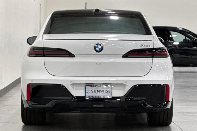 new 2025 BMW 740 car, priced at $104,525