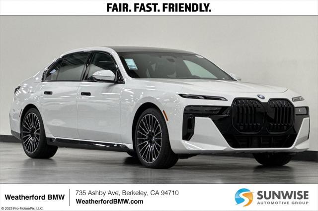 new 2025 BMW 740 car, priced at $104,525