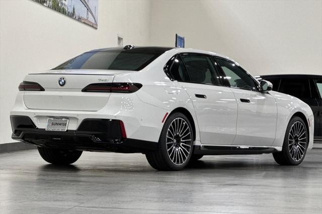 new 2025 BMW 740 car, priced at $104,525