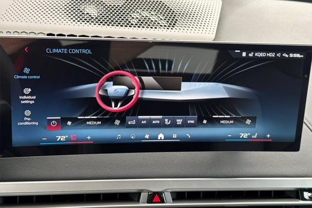 new 2025 BMW iX car, priced at $117,900