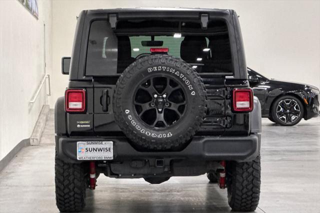 used 2022 Jeep Wrangler car, priced at $34,000