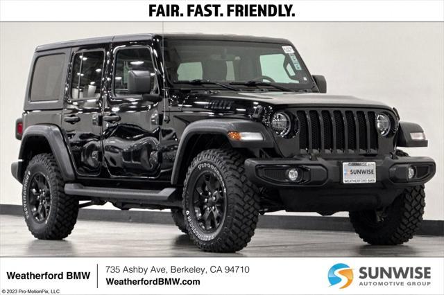 used 2022 Jeep Wrangler car, priced at $34,000