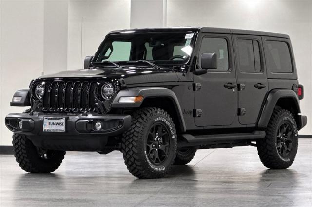used 2022 Jeep Wrangler car, priced at $34,000