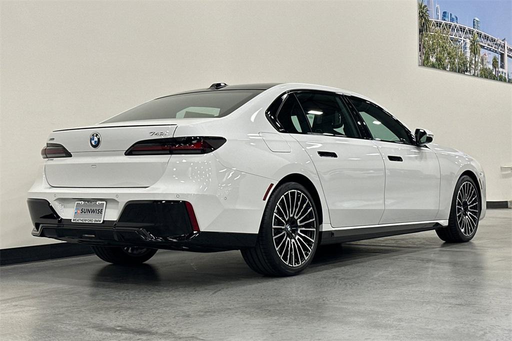 new 2025 BMW 740 car, priced at $107,525