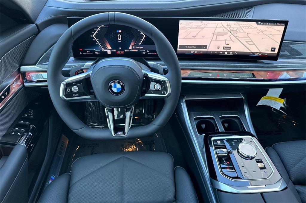 new 2025 BMW 740 car, priced at $107,525