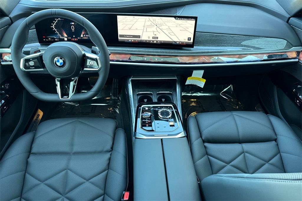 new 2025 BMW 740 car, priced at $107,525