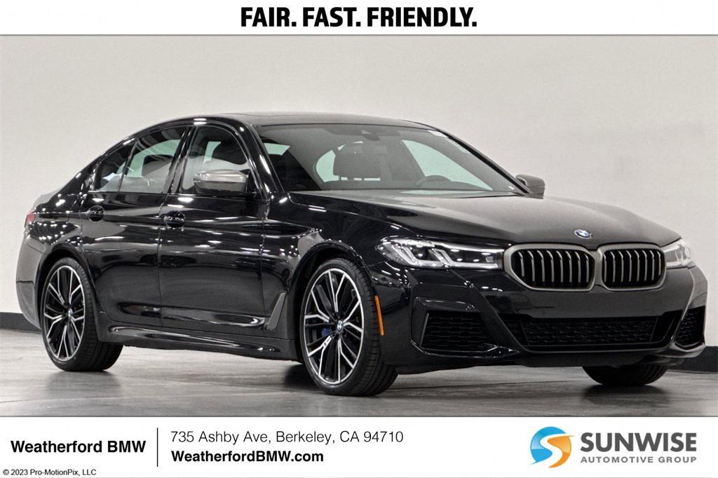 used 2022 BMW M550 car, priced at $56,000