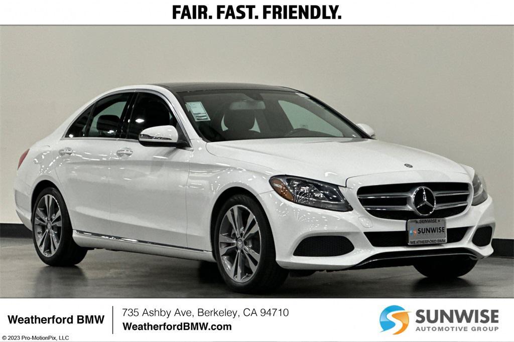 used 2016 Mercedes-Benz C-Class car, priced at $17,000