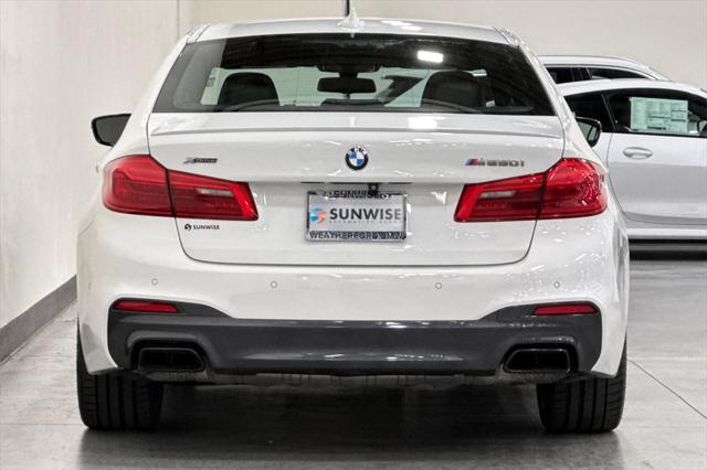 used 2018 BMW M550 car, priced at $33,000