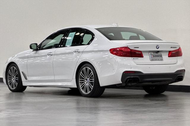 used 2018 BMW M550 car, priced at $33,000