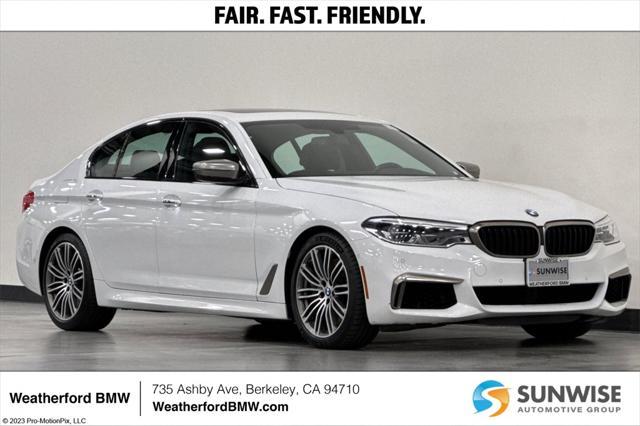 used 2018 BMW M550 car, priced at $33,000