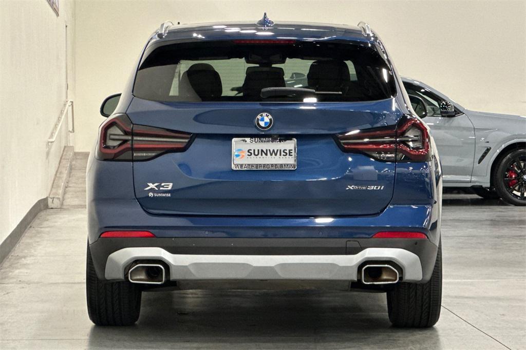 used 2022 BMW X3 car, priced at $30,500
