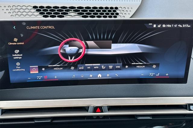 new 2025 BMW iX car, priced at $89,375