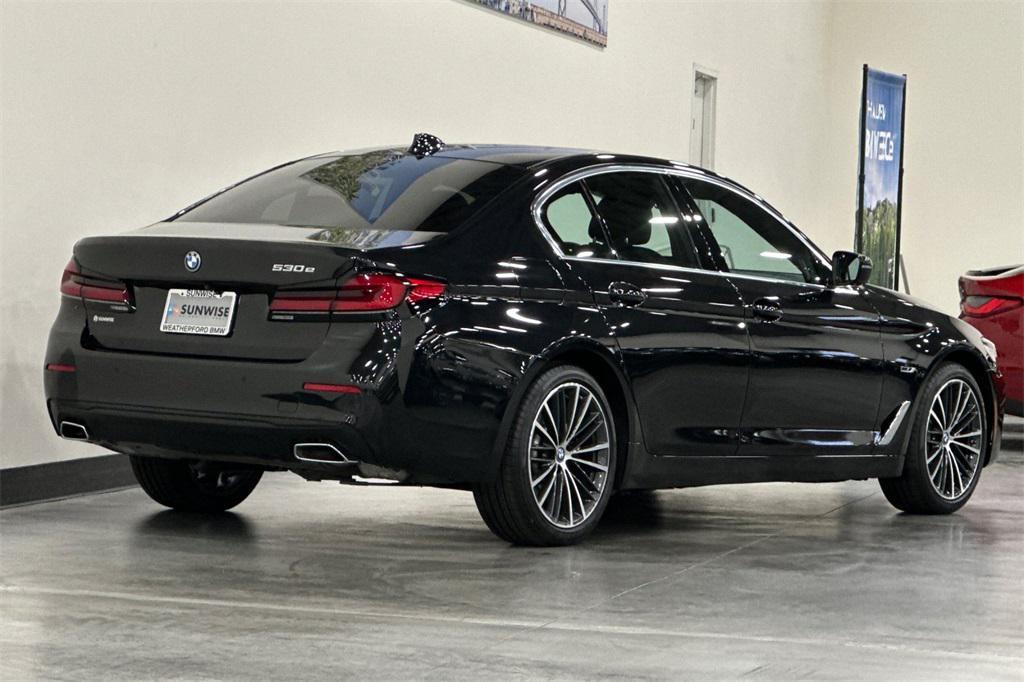 used 2023 BMW 530e car, priced at $37,000
