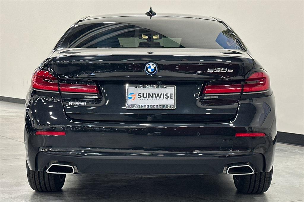 used 2023 BMW 530e car, priced at $37,000