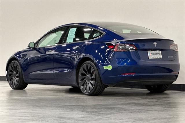 used 2023 Tesla Model 3 car, priced at $31,000