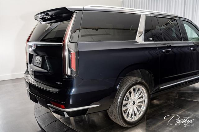 used 2021 Cadillac Escalade ESV car, priced at $78,950