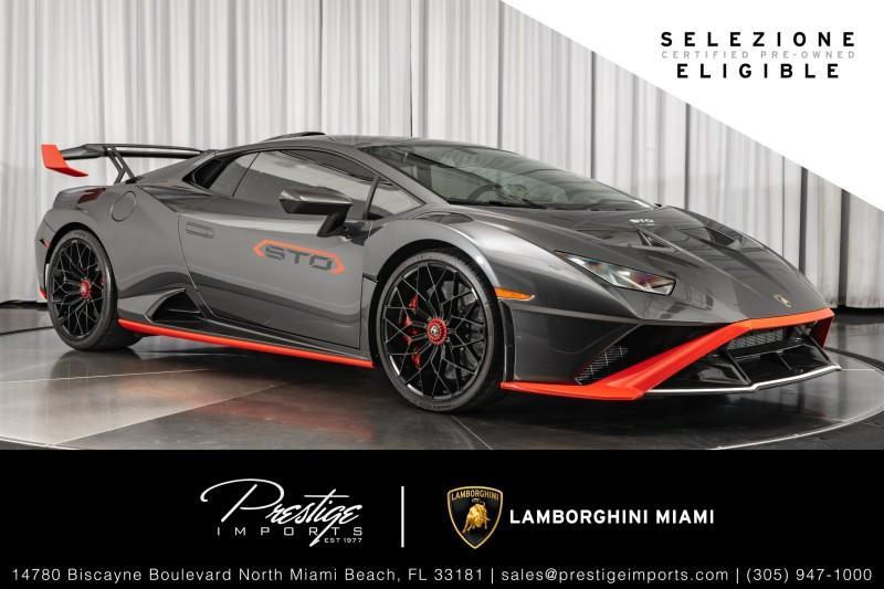 used 2023 Lamborghini Huracan STO car, priced at $434,950