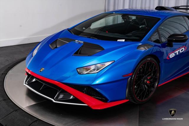 used 2021 Lamborghini Huracan STO car, priced at $381,950