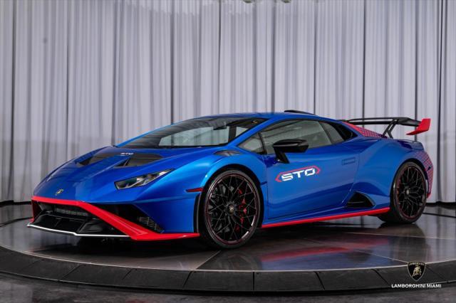 used 2021 Lamborghini Huracan STO car, priced at $381,950