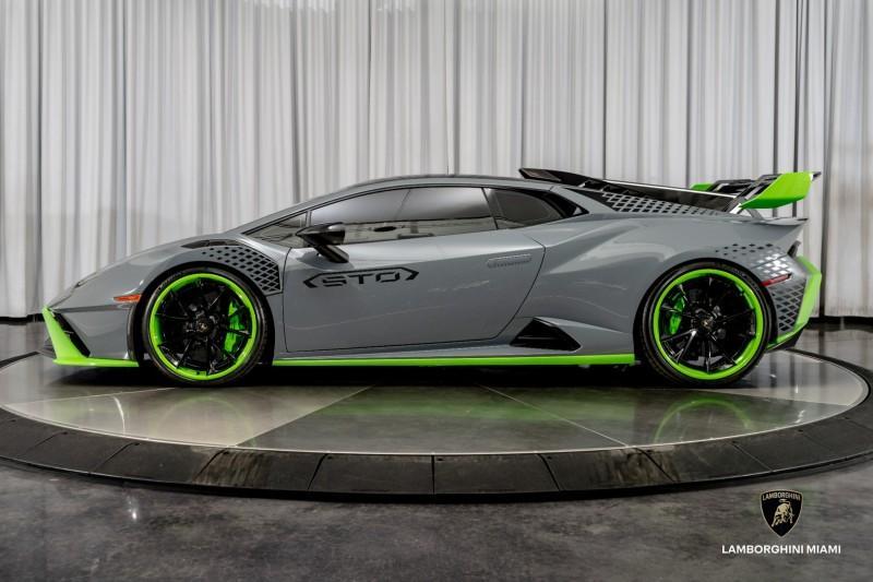 used 2023 Lamborghini Huracan STO car, priced at $459,950