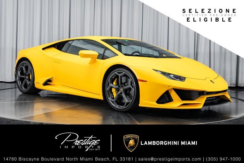 used 2022 Lamborghini Huracan EVO car, priced at $299,950
