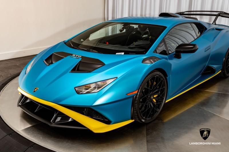 used 2023 Lamborghini Huracan STO car, priced at $374,950