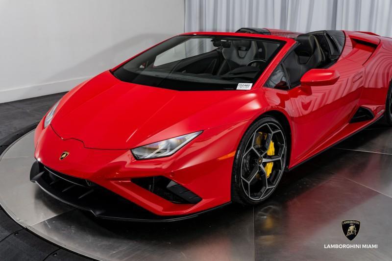 used 2021 Lamborghini Huracan EVO car, priced at $291,950