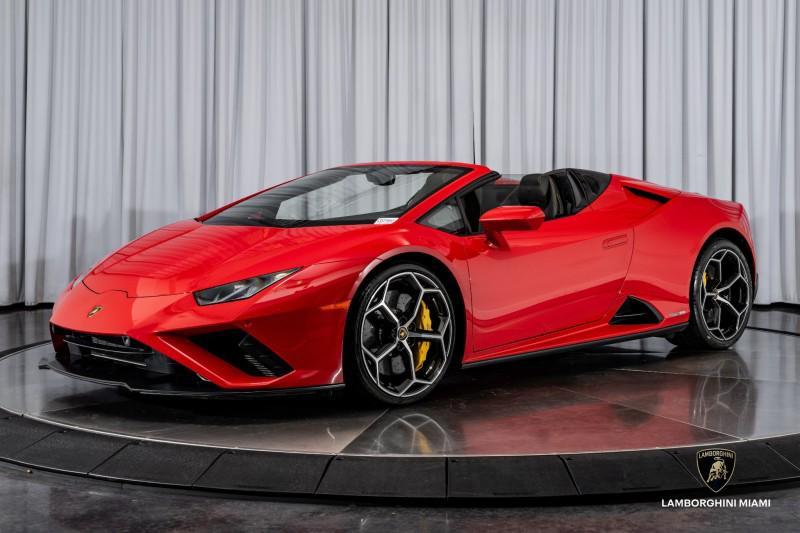 used 2021 Lamborghini Huracan EVO car, priced at $291,950