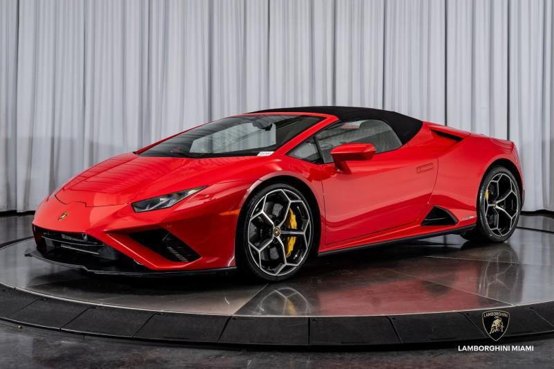 used 2021 Lamborghini Huracan EVO car, priced at $291,950
