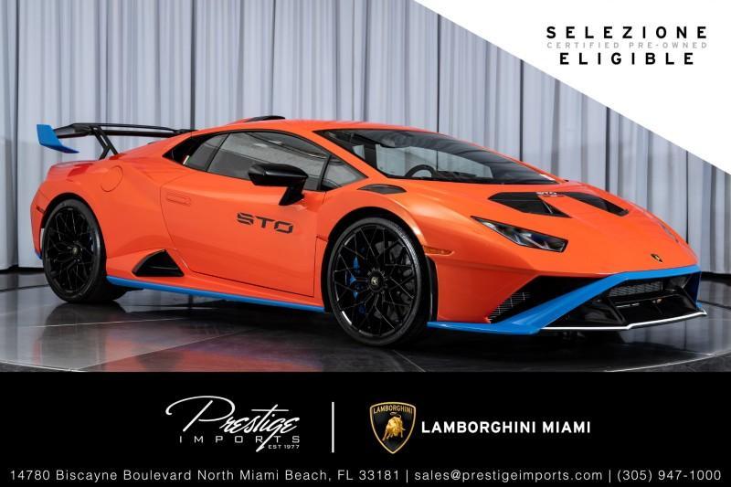 used 2022 Lamborghini Huracan STO car, priced at $439,950