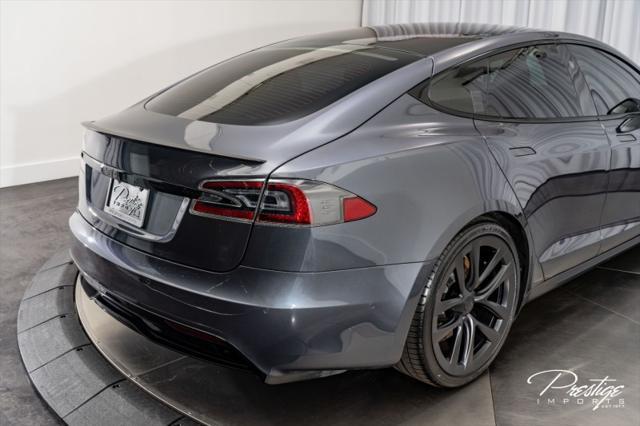 used 2021 Tesla Model S car, priced at $55,950