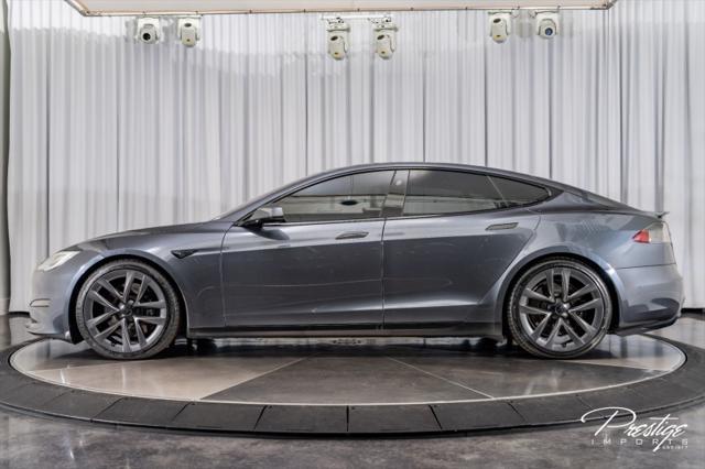 used 2021 Tesla Model S car, priced at $55,950