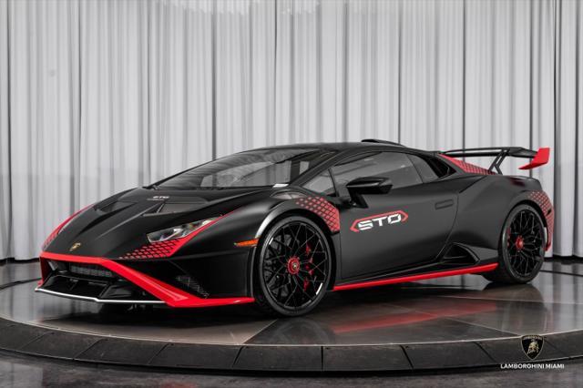 used 2022 Lamborghini Huracan STO car, priced at $383,950