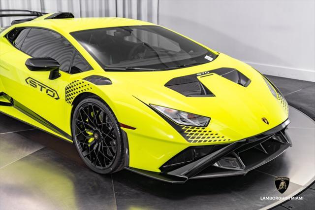 used 2022 Lamborghini Huracan STO car, priced at $377,950