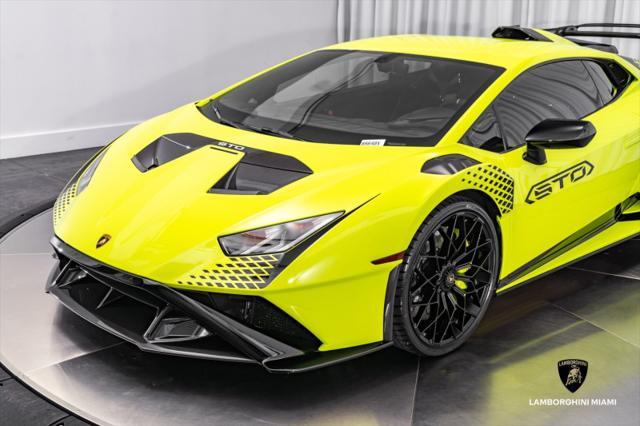 used 2022 Lamborghini Huracan STO car, priced at $377,950