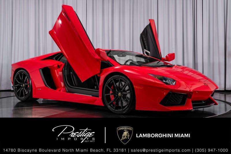 used 2014 Lamborghini Aventador car, priced at $351,950