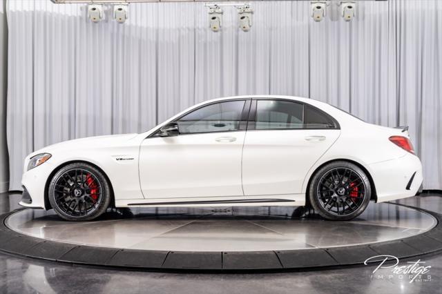 used 2021 Mercedes-Benz AMG C 63 car, priced at $67,950