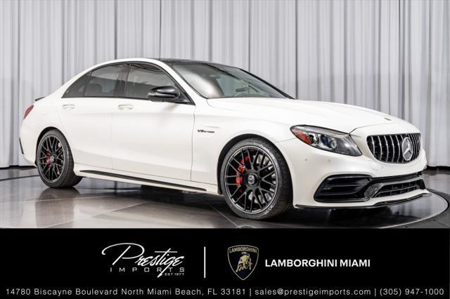 used 2021 Mercedes-Benz AMG C 63 car, priced at $67,950