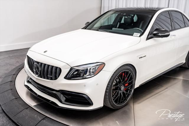 used 2021 Mercedes-Benz AMG C 63 car, priced at $67,950