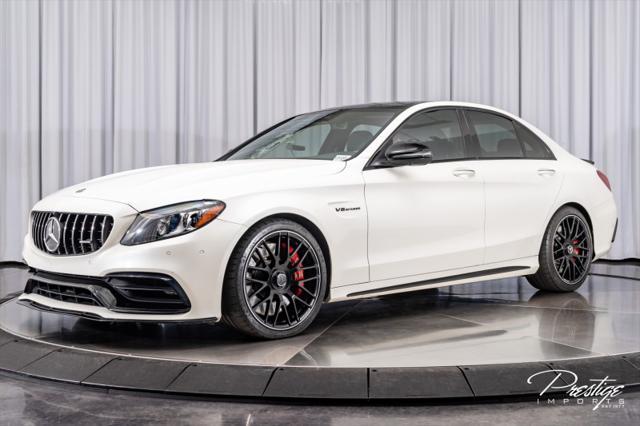 used 2021 Mercedes-Benz AMG C 63 car, priced at $67,950