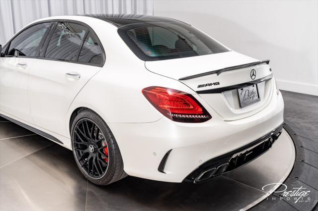 used 2021 Mercedes-Benz AMG C 63 car, priced at $67,950