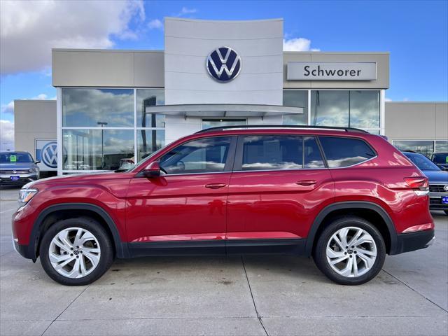 used 2021 Volkswagen Atlas car, priced at $31,977