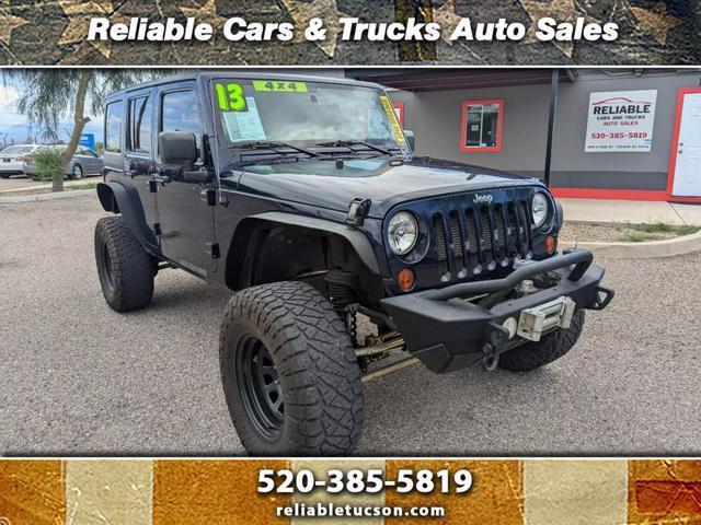 used 2013 Jeep Wrangler Unlimited car, priced at $17,288