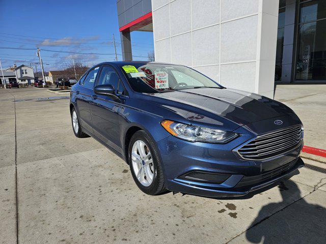 used 2018 Ford Fusion car, priced at $12,503