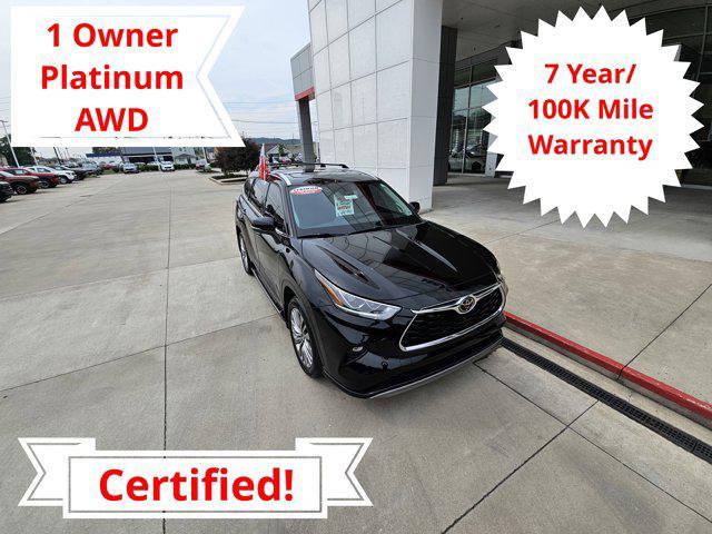 used 2022 Toyota Highlander car, priced at $44,990
